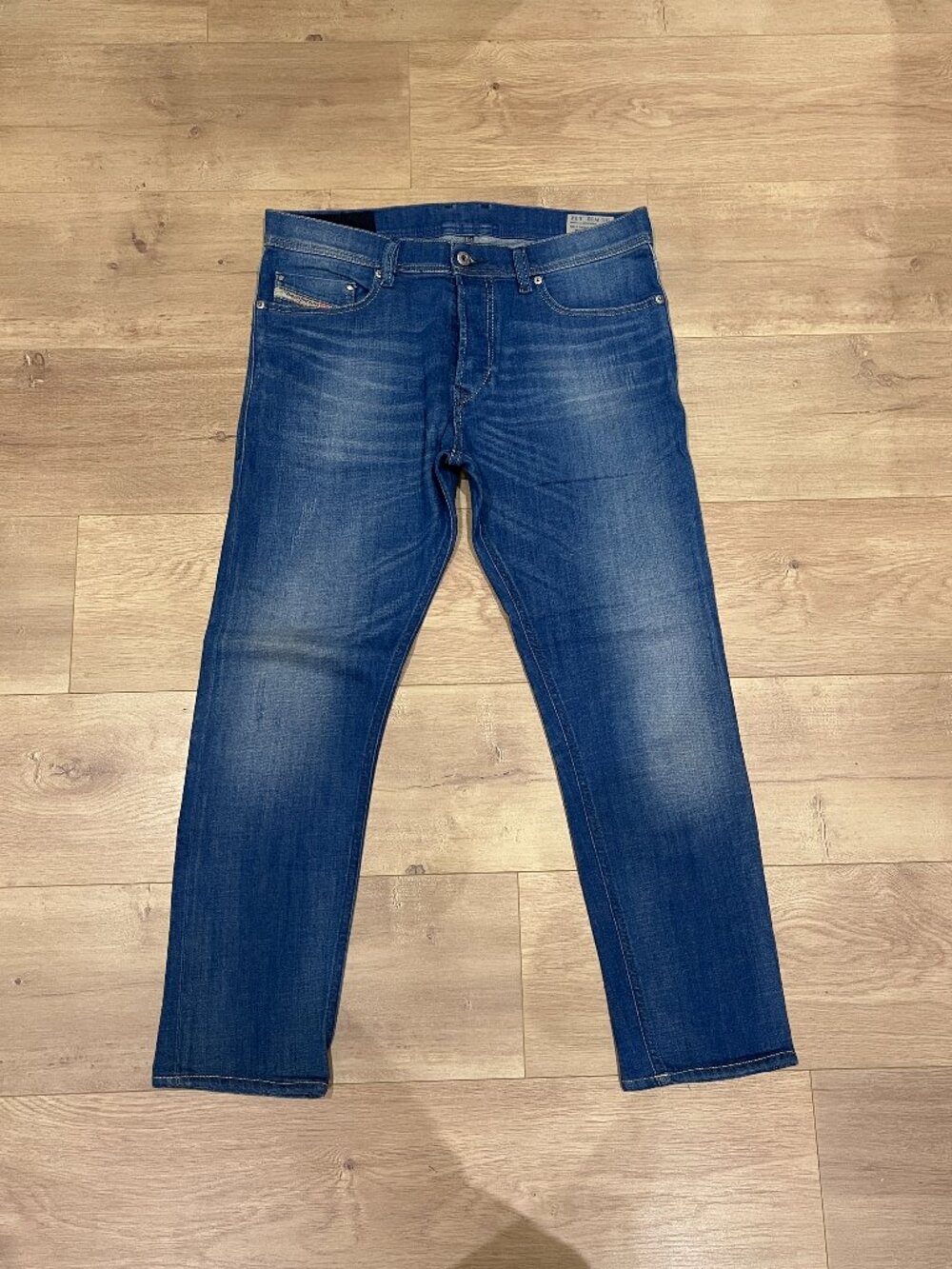 Men's Diesel Tepphar Blue Slim Fit Jeans * Jeans Have Altered . 32×28